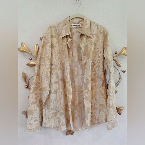 EXPRESS COTTON SHIRT NWOT - Picture 5 of 8